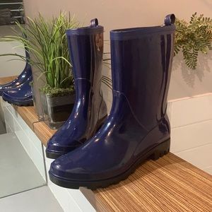 Toddler Boys blue rain boots Size 10